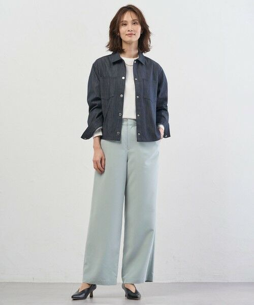 L size ONWARD(大きいサイズ) / エルサイズオンワード その他アウター | セルロースシャンブレー ジャケット | 詳細3