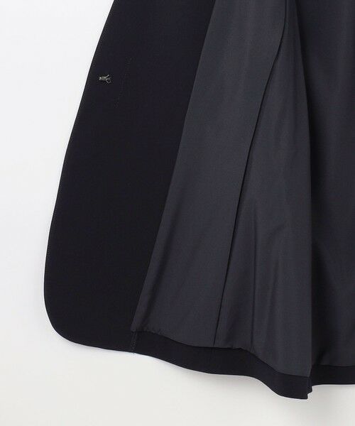 L size ONWARD(大きいサイズ) / エルサイズオンワード ノーカラージャケット | セレモニーダブルクロス カラーレス ジャケット | 詳細17