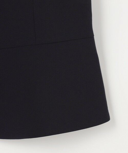 L size ONWARD(大きいサイズ) / エルサイズオンワード ノーカラージャケット | セレモニーダブルクロス クルーカラー ジャケット | 詳細16