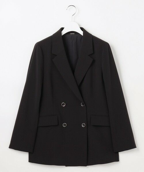 L size ONWARD(大きいサイズ) / エルサイズオンワード テーラードジャケット | セレモニーダブルクロス テーラードジャケット | 詳細3