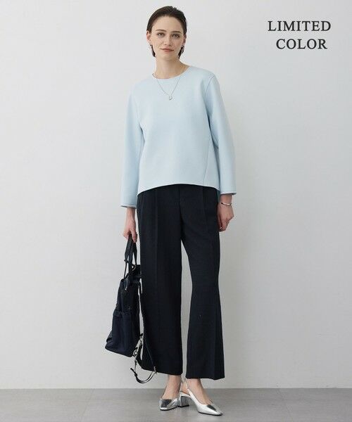 L size ONWARD(大きいサイズ) / エルサイズオンワード カットソー | 【WEB限定カラーあり】ソフトダンボール スリットテール プルオーバー | 詳細10