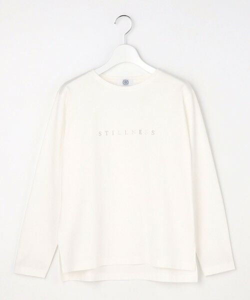 L size ONWARD(大きいサイズ) / エルサイズオンワード カットソー | メタリックロゴ ロンＴ | 詳細6