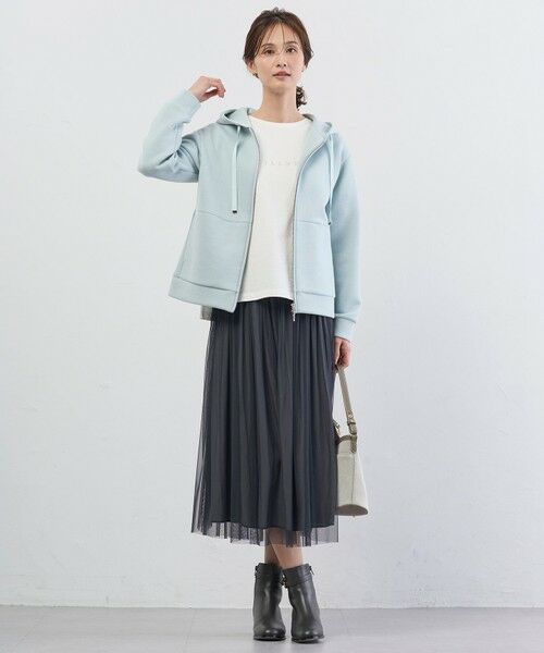 L size ONWARD(大きいサイズ) / エルサイズオンワード カットソー | メタリックロゴ ロンＴ | 詳細2