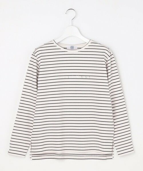 L size ONWARD(大きいサイズ) / エルサイズオンワード カットソー | メタリックロゴ ロンＴ | 詳細12