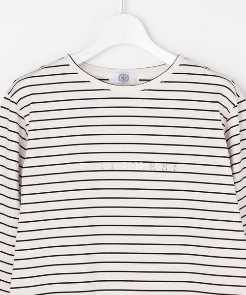 L size ONWARD(大きいサイズ) / エルサイズオンワード カットソー | メタリックロゴ ロンＴ | 詳細13