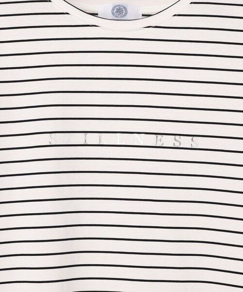 L size ONWARD(大きいサイズ) / エルサイズオンワード カットソー | メタリックロゴ ロンＴ | 詳細14