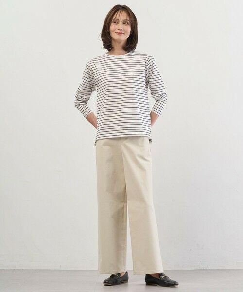 L size ONWARD(大きいサイズ) / エルサイズオンワード カットソー | メタリックロゴ ロンＴ | 詳細10