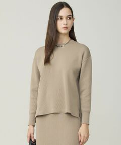 L size ONWARD(大きいサイズ) / エルサイズオンワード ニット・セーター | コットンポリエステルスムース  プルオーバー ニット