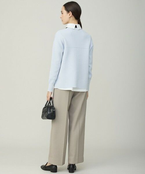 L size ONWARD(大きいサイズ) / エルサイズオンワード ニット・セーター | コットンポリエステルスムース  プルオーバー ニット | 詳細7