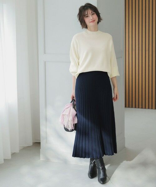 L size ONWARD(大きいサイズ) / エルサイズオンワード ニット・セーター | ラインポイント ニット | 詳細5