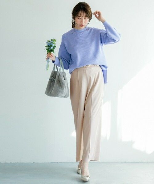 L size ONWARD(大きいサイズ) / エルサイズオンワード ニット・セーター | ラインポイント ニット | 詳細15