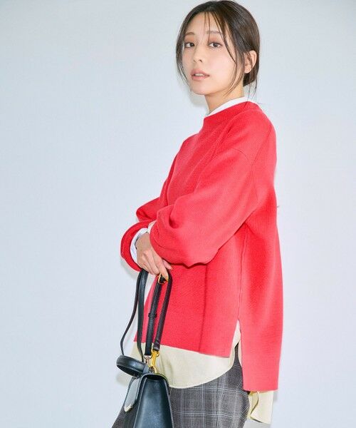 L size ONWARD(大きいサイズ) / エルサイズオンワード ニット・セーター | ラインポイント ニット | 詳細23