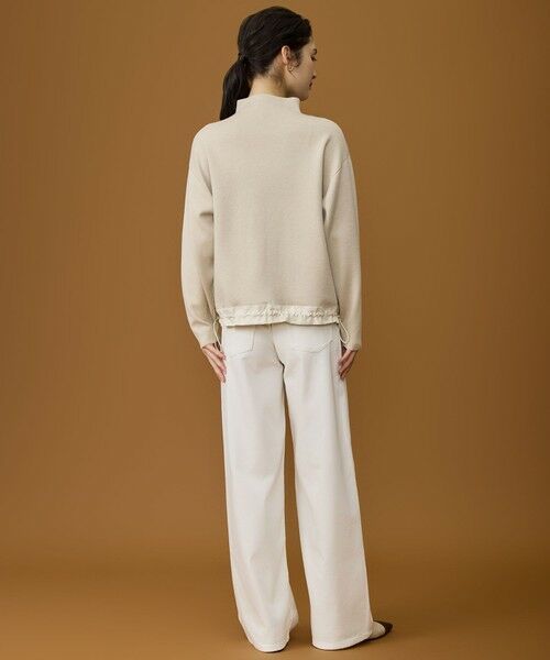 L size ONWARD(大きいサイズ) / エルサイズオンワード ニット・セーター | 【SHIHOさん着用】スムージードローコード ニット | 詳細2