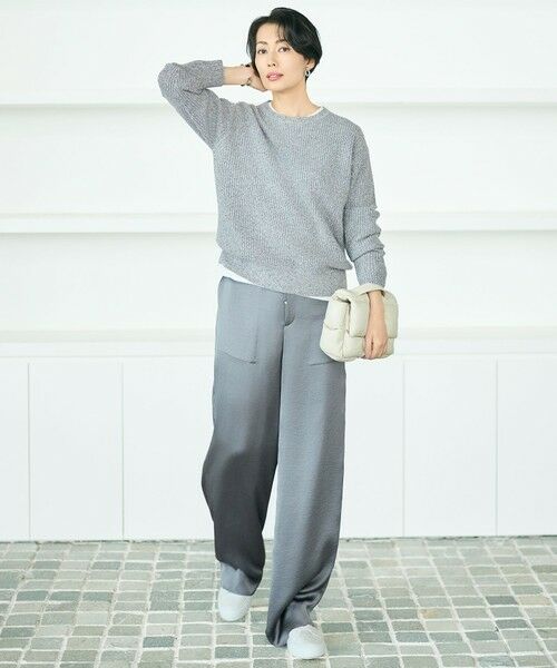 L size ONWARD(大きいサイズ) / エルサイズオンワード ニット・セーター | 【カタログ掲載】カラーメランジ ニット | 詳細1