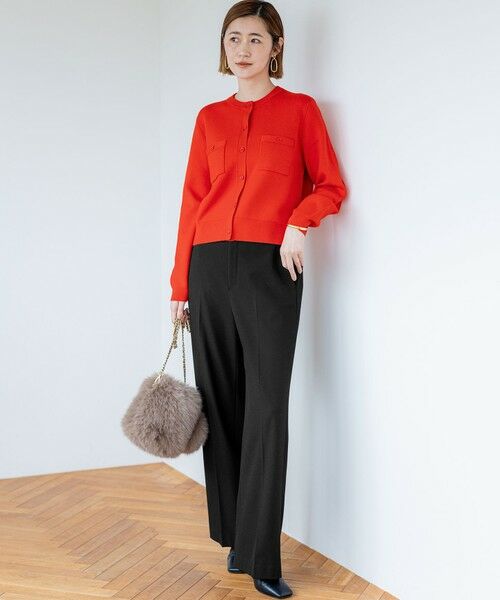 L size ONWARD(大きいサイズ) / エルサイズオンワード カーディガン・ボレロ | 【滝沢眞規子さん着用/Oggi掲載】コットンカシミヤ ポケット カーディガン | 詳細10