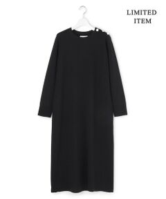 L size ONWARD(大きいサイズ) / エルサイズオンワード ミニ丈・ひざ丈ワンピース | 【WEB限定】 ウールブレンドダブルフェイス ニットワンピース
