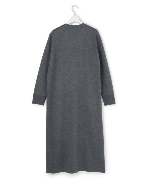 L size ONWARD(大きいサイズ) / エルサイズオンワード ミニ丈・ひざ丈ワンピース | 【WEB限定】 ウールブレンドダブルフェイス ニットワンピース | 詳細10