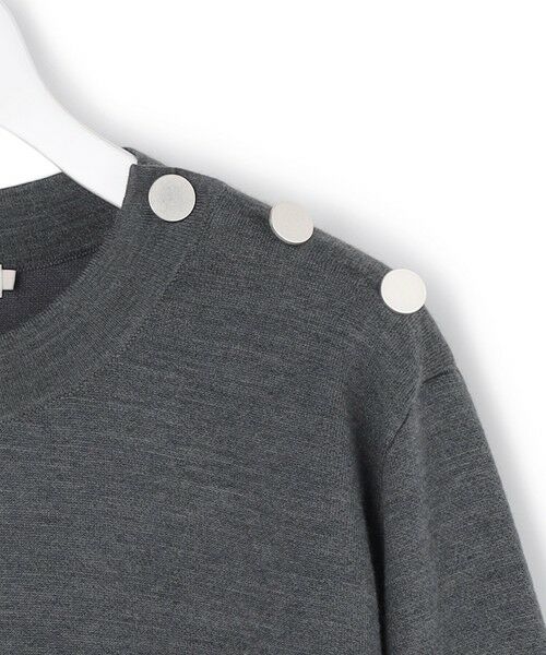 L size ONWARD(大きいサイズ) / エルサイズオンワード ミニ丈・ひざ丈ワンピース | 【WEB限定】 ウールブレンドダブルフェイス ニットワンピース | 詳細5