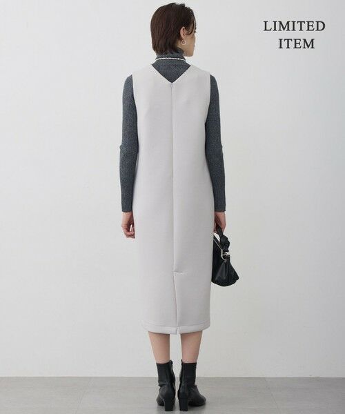 L size ONWARD(大きいサイズ) / エルサイズオンワード ロング・マキシ丈スカート | 【WEB限定】ソフトダンボール ジャンパースカートワンピース | 詳細2