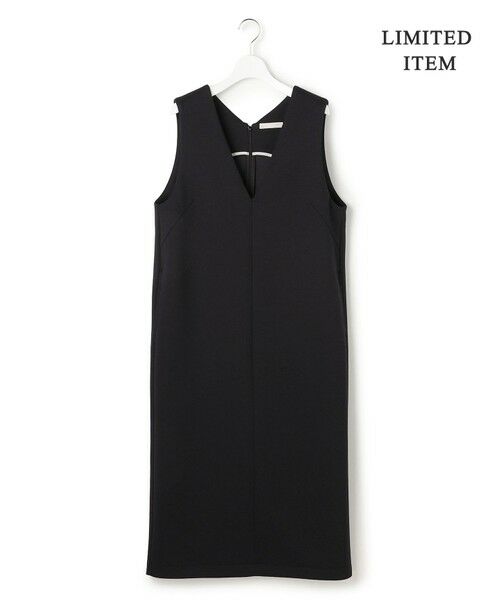 L size ONWARD(大きいサイズ) / エルサイズオンワード ロング・マキシ丈スカート | 【WEB限定】ソフトダンボール ジャンパースカートワンピース（ブラック）