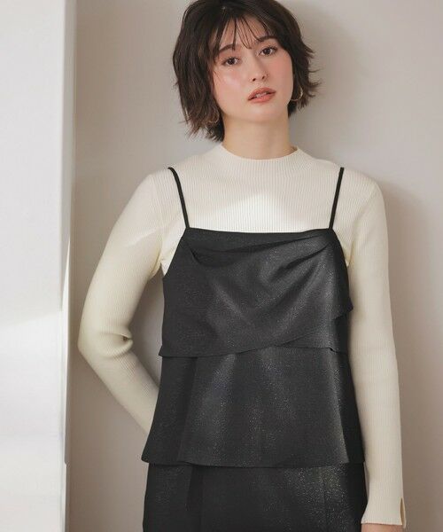 L size ONWARD(大きいサイズ) / エルサイズオンワード セットアップ | 【2SET】ビスチェ ワンピース × ニット セット | 詳細3