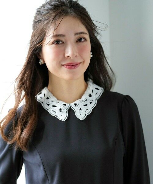 L size ONWARD(大きいサイズ) / エルサイズオンワード ロング・マキシ丈ワンピース | 【2WAY】セレモニーダブルクロス ワンピース | 詳細3