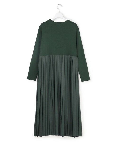 L size ONWARD(大きいサイズ) / エルサイズオンワード ロング・マキシ丈ワンピース | ニットセットアップ プリーツコンビ ワンピース | 詳細10