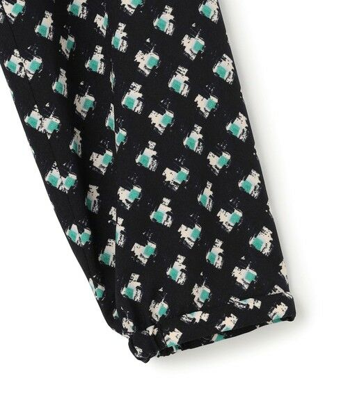 L size ONWARD(大きいサイズ) / エルサイズオンワード ロング・マキシ丈ワンピース | モダンアートプリント ワンピース | 詳細10