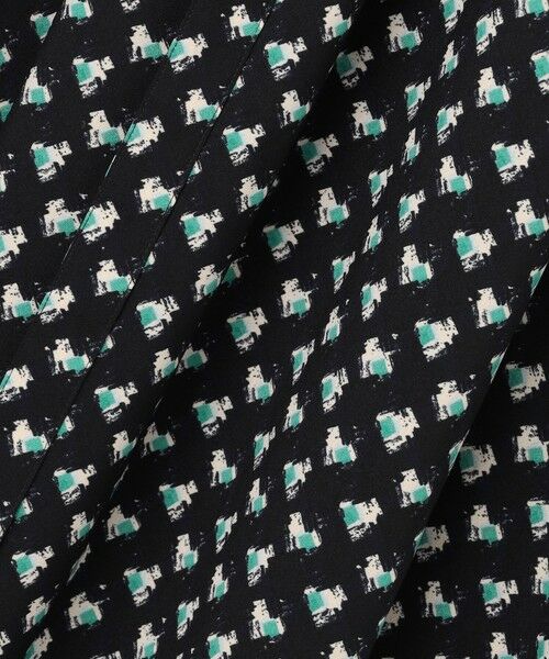 L size ONWARD(大きいサイズ) / エルサイズオンワード ロング・マキシ丈ワンピース | モダンアートプリント ワンピース | 詳細11