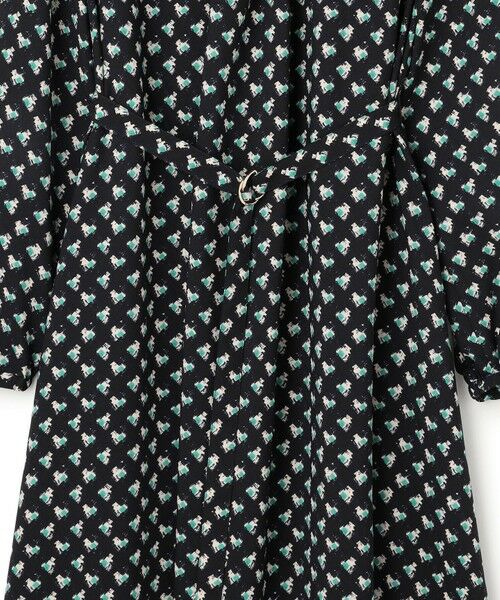 L size ONWARD(大きいサイズ) / エルサイズオンワード ロング・マキシ丈ワンピース | モダンアートプリント ワンピース | 詳細8