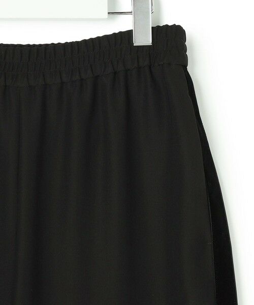 L size ONWARD(大きいサイズ) / エルサイズオンワード その他パンツ | ベルベットライン トラックワイドパンツ | 詳細3