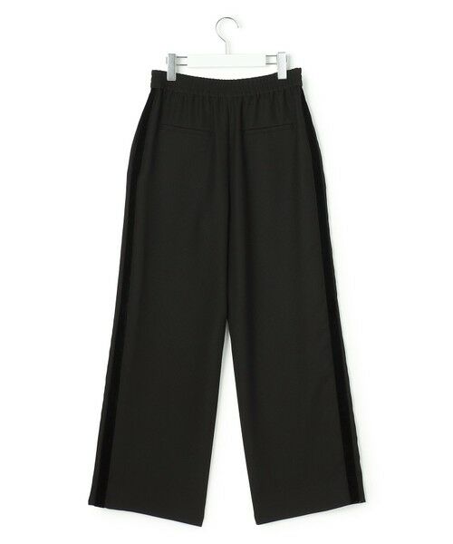 L size ONWARD(大きいサイズ) / エルサイズオンワード その他パンツ | ベルベットライン トラックワイドパンツ | 詳細5