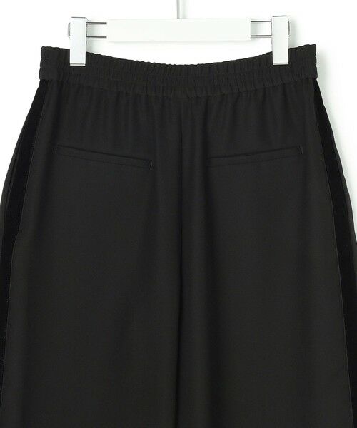 L size ONWARD(大きいサイズ) / エルサイズオンワード その他パンツ | ベルベットライン トラックワイドパンツ | 詳細6