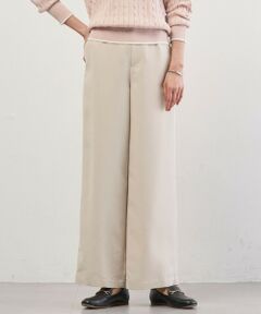 L size ONWARD(大きいサイズ) / エルサイズオンワード その他パンツ | Springピーチ セミワイド パンツ