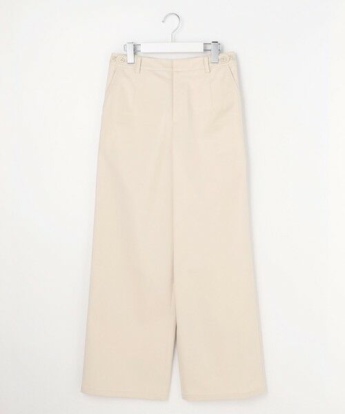 L size ONWARD(大きいサイズ) / エルサイズオンワード その他パンツ | チノストレッチ ワイドパンツ | 詳細5