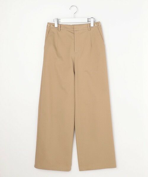 L size ONWARD(大きいサイズ) / エルサイズオンワード その他パンツ | チノストレッチ ワイドパンツ | 詳細17