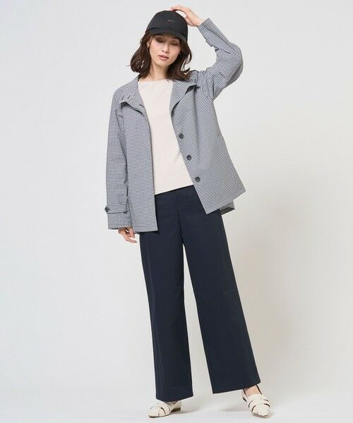 L size ONWARD(大きいサイズ) / エルサイズオンワード その他パンツ | チノストレッチ ワイドパンツ | 詳細26