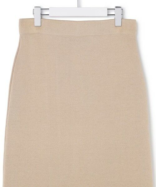 L size ONWARD(大きいサイズ) / エルサイズオンワード ミニ・ひざ丈スカート | コットンポリエステルスムース ニットスカート | 詳細7