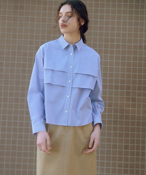 L size ONWARD(大きいサイズ) / エルサイズオンワード ミニ・ひざ丈スカート | チノストレッチ ナロー スカート | 詳細17