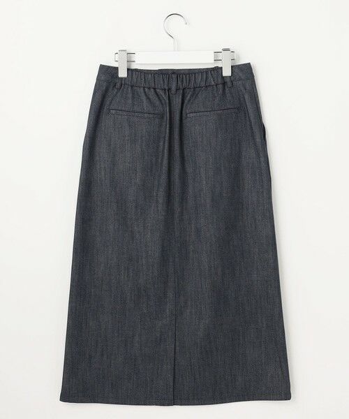 L size ONWARD(大きいサイズ) / エルサイズオンワード ミニ・ひざ丈スカート | 【WEB限定】セルロースシャンブレー ナロー スカート | 詳細11