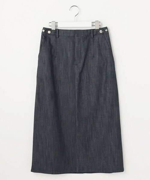 L size ONWARD(大きいサイズ) / エルサイズオンワード ミニ・ひざ丈スカート | 【WEB限定】セルロースシャンブレー ナロー スカート | 詳細6