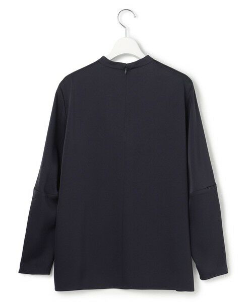 L size ONWARD(大きいサイズ) / エルサイズオンワード シャツ・ブラウス | アセテートダブルサテン ランタンスリーブブラウス | 詳細6