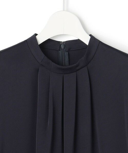 L size ONWARD(大きいサイズ) / エルサイズオンワード シャツ・ブラウス | アセテートダブルサテン ランタンスリーブブラウス | 詳細7