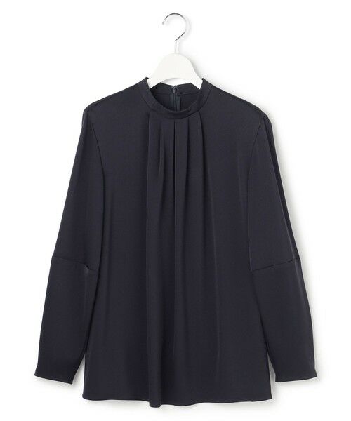 L size ONWARD(大きいサイズ) / エルサイズオンワード シャツ・ブラウス | アセテートダブルサテン ランタンスリーブブラウス | 詳細5