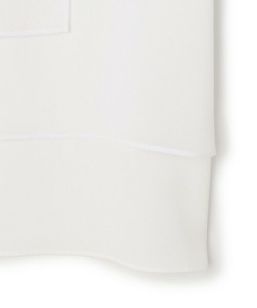 L size ONWARD(大きいサイズ) / エルサイズオンワード シャツ・ブラウス | BackSatinAmunzen  異素材デザイン シャツブラウス | 詳細6