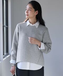 L size ONWARD(大きいサイズ) / エルサイズオンワード シャツ・ブラウス | 【2WAY】 クリーンブロード タイ付きシャツ