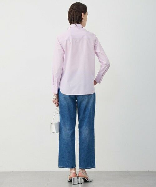 L size ONWARD(大きいサイズ) / エルサイズオンワード シャツ・ブラウス | 【2WAY】 クリーンブロード タイ付きシャツ | 詳細10