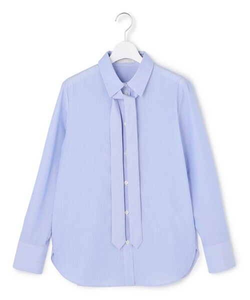 L size ONWARD(大きいサイズ) / エルサイズオンワード シャツ・ブラウス | 【2WAY】 クリーンブロード タイ付きシャツ | 詳細18