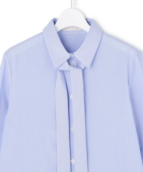 L size ONWARD(大きいサイズ) / エルサイズオンワード シャツ・ブラウス | 【2WAY】 クリーンブロード タイ付きシャツ | 詳細19