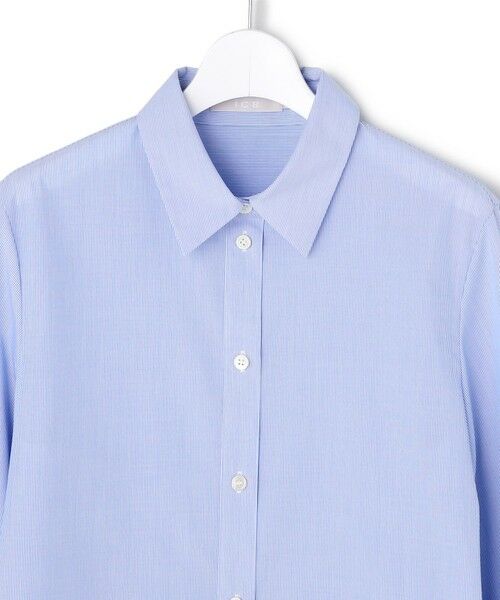 L size ONWARD(大きいサイズ) / エルサイズオンワード シャツ・ブラウス | 【2WAY】 クリーンブロード タイ付きシャツ | 詳細25